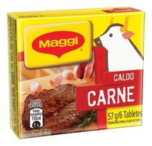 Kit c/ 4 Caldo em Tablete Carne Maggi Caixa 6x57g