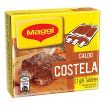 Kit c/ 4 Caldo em Tablete Costela Maggi Caixa 57g