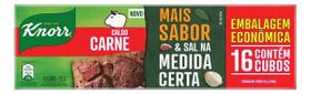 Kit c/ 4 Caldo Tablete Carne Knorr Mais Sabor Caixa 152g,