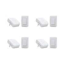 Kit C/4 - Campainha Sem Fio Qualitronix Pilha/Tomada 52 T... Kit C/4 - Campainha Sem Fio Qualitronix Pilha/Tomada 52 T...