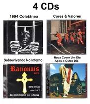 Kit c/ 4 Cds Racionais MCs -
