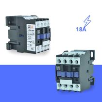 Kit C/4 Chave Contatora Tripolar 18a Lc1 + 1 N/a 220v AZ135