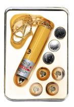 Kit c/ 4 Chaveiro Laser Com 4 Pontos De Luz De Led 6,5x1cm Kit c/ 4 Chaveiro Laser Com 4 Pontos De Luz De Led 6,5x1cm