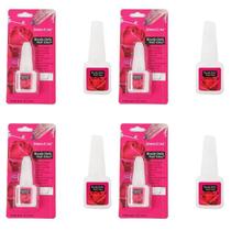 Kit C/4 Colas P/ Reparar Unhas Naturais, Realizar Nail Art