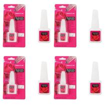 Kit C/4 Colas P/ Reparar Unhas Naturais, Realizar Nail Art Kit C/4 Colas P/ Reparar Unhas Naturais, Realizar Nail Art