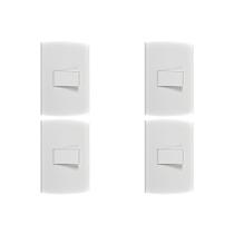 Kit C/4 - Conjunto Peesa Alfa 1502B 1 Interruptor Paralel...