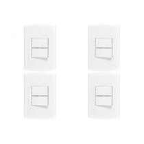 Kit C/4 - Conjunto Peesa Alfa 1505C 1 Interruptor Simp.1 ...