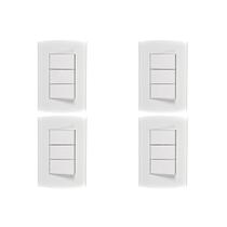 Kit C/4 - Conjunto Peesa Alfa 1507B 3 interruptores Paral... Kit C/4 - Conjunto Peesa Alfa 1507B 3 interruptores Paral...