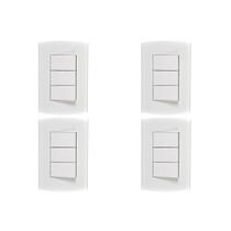 Kit C/4 - Conjunto Peesa Alfa 1507B 3 interruptores Paral... Kit C/4 - Conjunto Peesa Alfa 1507B 3 interruptores Paral...