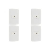 Kit C/4 - Conjunto Peesa Alfa 1516 Tomada Tel Rj11(Jack). Kit C/4 - Conjunto Peesa Alfa 1516 Tomada Tel Rj11(Jack).