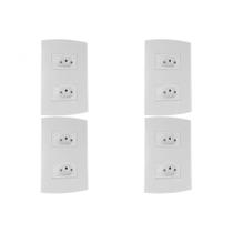 Kit C/4 - Conjunto Peesa Alfa 1544 2Tom 10A Branco