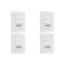 Kit C/4 - Conjunto Peesa Alfa 1548C 1S.1P.Tom 10A Branco