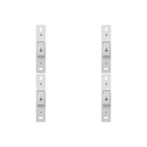 Kit C/4 - Conjunto Perlex''Branca''Sem Placa(1Simples) 2281 Kit C/4 - Conjunto Perlex''Branca''Sem Placa(1Simples) 2281