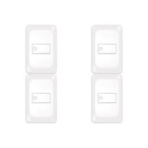 Kit C/4 - Conjunto Pial Pop 1Camp 2A Lgx040 Branco