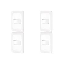 Kit C/4 - Conjunto Pial Pop 1Simp+1 Paralelo Lgx102 Branco