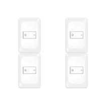 Kit C/4 - Conjunto Pial Pop 4X2 Branco Com Placa (1Bipola... Kit C/4 - Conjunto Pial Pop 4X2 Branco Com Placa (1Bipola...