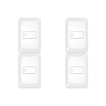Kit C/4 - Conjunto Pial Pop Modulo Com Placa 4X2 - Pulsad...