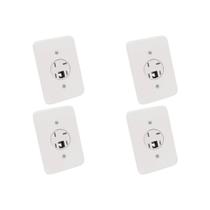 Kit C/4 - Conjunto Radial Pollar 1402024 1Tomada Fone Rj11 Kit C/4 - Conjunto Radial Pollar 1402024 1Tomada Fone Rj11