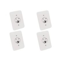 Kit C/4 - Conjunto Radial Pollar 1402024 1Tomada Fone Rj11 Kit C/4 - Conjunto Radial Pollar 1402024 1Tomada Fone Rj11