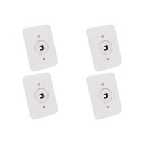 Kit C/4 - Conjunto Radial Pollar 1402025 1Tomada Fone Rj45 Kit C/4 - Conjunto Radial Pollar 1402025 1Tomada Fone Rj45