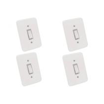 Kit C/4 - Conjunto Radial Pollar 1901005 1 Interruptor Pa...