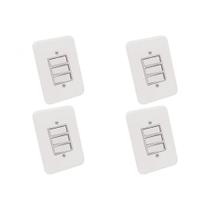 Kit C/4 - Conjunto Radial Pollar 1901008 3 interruptores ...