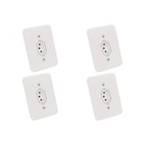 Kit C/4 - Conjunto Radial Pollar 1901113 1Tomada 10A