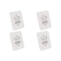 Kit C/4 - Conjunto Radial Pollar 1901118 1 Interruptor Si... Kit C/4 - Conjunto Radial Pollar 1901118 1 Interruptor Si...