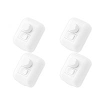 Kit C/4 - Controle Para Ventilador Qualitronix Sobrepor B...