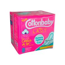 Kit c/ 4 Cottonbaby Abs Lady Suave Com Abas 8Un