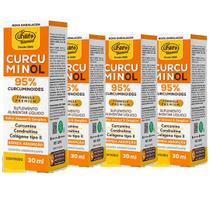 Kit c/4 curcuminol 95 em gotas 30ml - unilife