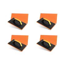 Kit C/4 - Desempenadeira Pvc Roma 17X30 Com Borracha Pret... Kit C/4 - Desempenadeira Pvc Roma 17X30 Com Borracha Pret...