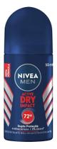 Kit c/ 4 Desodorante Men Roll On Active Dry Impact 50ml