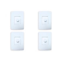 Kit C/4 - Dimmer Rotativo Qualitronix Bivolt Qd32