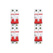 Kit C/4 - Disjuntor Steck Din Bipolar 16A Sd62 3Ka