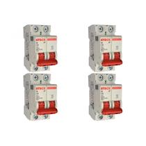 Kit C/4 - Disjuntor Steck ''Din'' Bipolar 20A. C Kit C/4 - Disjuntor Steck ''Din'' Bipolar 20A. C