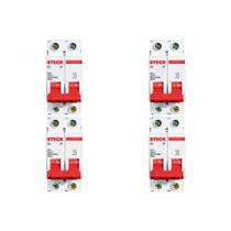 Kit C/4 - Disjuntor Steck Din Bipolar 20A Sd62 3Ka