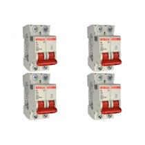 Kit C/4 - Disjuntor Steck ''Din'' Bipolar 32A. C Kit C/4 - Disjuntor Steck ''Din'' Bipolar 32A. C