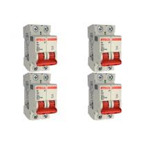 Kit C/4 - Disjuntor Steck ''Din'' Bipolar 63A. C Kit C/4 - Disjuntor Steck ''Din'' Bipolar 63A. C