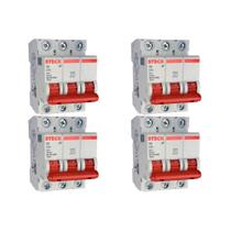 Kit C/4 - Disjuntor Steck ''Din'' Tripolar 10A. C Kit C/4 - Disjuntor Steck ''Din'' Tripolar 10A. C