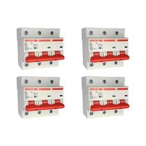 Kit C/4 - Disjuntor Steck ''Din'' Tripolar 80A. C Kit C/4 - Disjuntor Steck ''Din'' Tripolar 80A. C