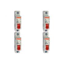 Kit C/4 - Disjuntor Steck Din Unipolar 10A Sd61 C Sdd61C10