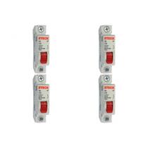 Kit C/4 - Disjuntor Steck Din Unipolar 25A Sd61 C Sdd61C25