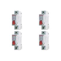Kit C/4 - Disjuntor Steck Din Unipolar 50A Sd61 3Ka