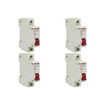 Kit C/4 - Disjuntor Steck Din Unipolar 70A Sd61 C4,5Ka