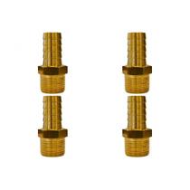 Kit C/4 - Espigao Fixo Latao Garden 3/4X3/4'' 11116E Kit C/4 - Espigao Fixo Latao Garden 3/4X3/4'' 11116E