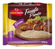 Kit c/ 4 Farofa Pronta Bacon Caldo Bom 250g