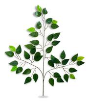 Kit C/ 4 Ficus Verde Artificial Para Decoracao Kit C/ 4 Ficus Verde Artificial Para Decoracao