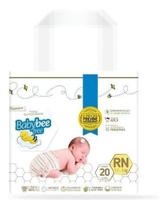 Kit c/ 4 Fralda Babybee Rn 1,7-3 Kg Com 20 Fraldas