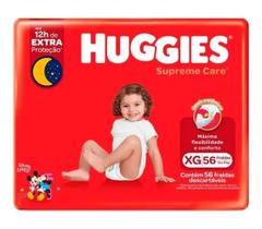 Kit c/ 4 Fralda Huggies Supreme Care XG C/56 Kit c/ 4 Fralda Huggies Supreme Care XG C/56